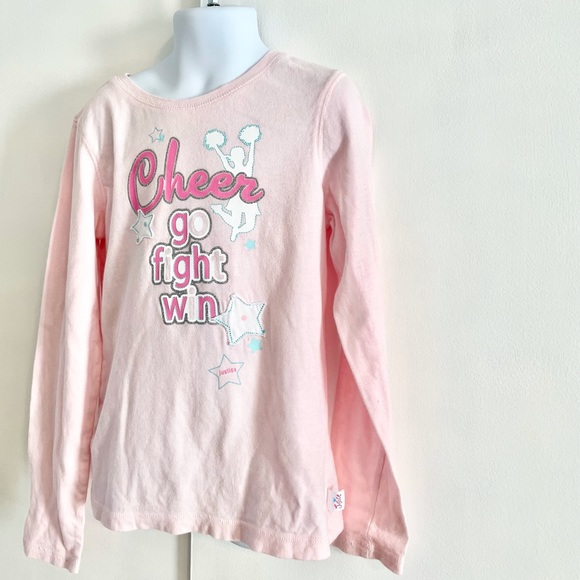 Girl’s Justice CHEER GO FIGHT WIN Long Sleeve Shirt - Picture 4 of 6